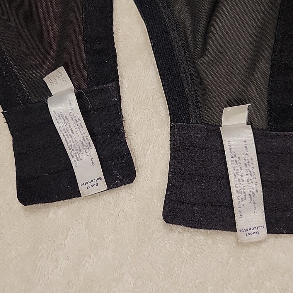 Cacique Black and Red Padded Bras Intimates & Sleepwear - Picture 8 of 12